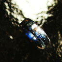 『宇宙旅物語 〜 序章 〜』 ガラスアクセサリー リング 指輪 ノーマルタイプ