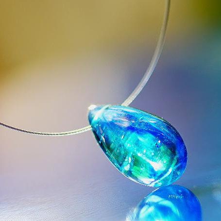 �ؿ͵���Blue tear�� ���饹���������꡼ �ͥå��쥹 �ڥ����� �ȥå� ������������