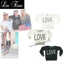 【LaFine：2点以上購入で送料無料】【LA FINE-ラファイン】Love by Skull Sweat Shirt