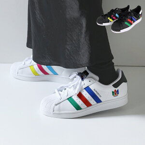 Adidas アディダス SUPERSTAR J FW5235 FW5236114406 スーパースター スニーカー ローカット ロゴ スポーティー カジュアル ストリート メンズ カラフル レディース ユニセックス