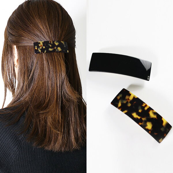 Rakuten - Alexandre de Paris アレクサンドルドゥパリ バレッタ BASIQUES CLASSIQUES 8cm AA8-550 レディース ヘアアクセサリー 髪留め LaG Onlinestore