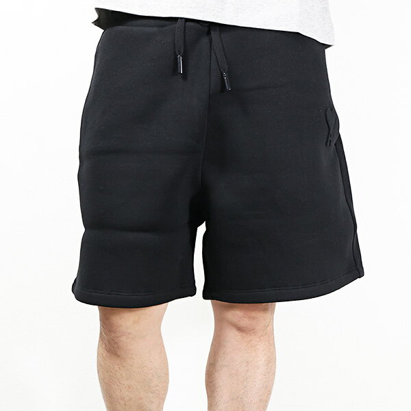 AMI PARIS アミ パリス ショートパンツ Short Pants USO325 749 メンズ スウェットパンツ ハーフパンツ 裏起毛 コットンブレンド ハートロゴ LaG Onlinestore