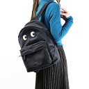 Anya Hindmarch アニヤハインドマーチ EYES Nylon Backpack アイズ バックパック リュックサック 鞄 A4収納可能 通学 レザー ナイロン レディース 5050925 152921