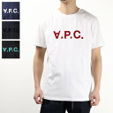 4/30迄！Instagramフォロワーさん限定クーポン発行中！A.P.C. アーペーセー VPC T-Shirt Tシャツ クルーネック 半袖 ロゴ コットン シンプル メンズ COBQX H26943