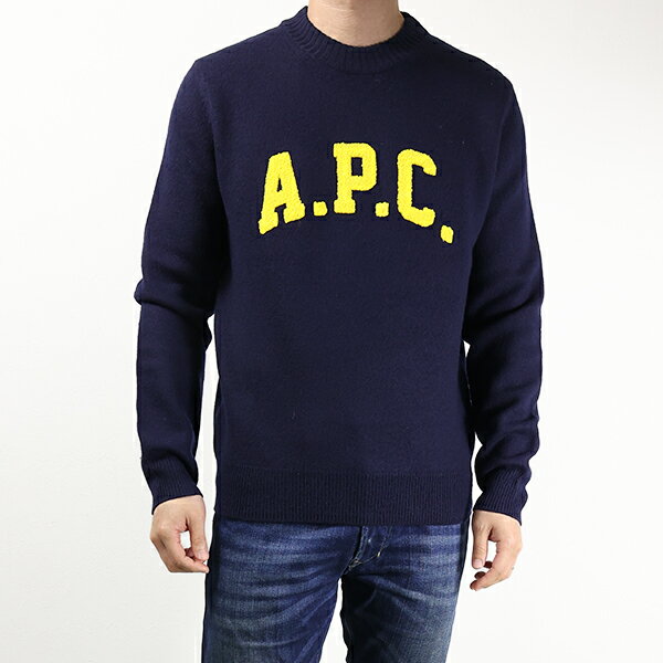 A.P.C. アーペーセー ニット JOSHUA Sweater ジョシュア WVBDK M23365 メンズ レディース バージンウール カレッジロゴ セータ...