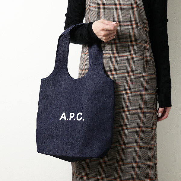 A.P.C. アーペーセー トートバッグ Ninon Small Tote Bag ニノン スモール COHIZ M61861 レディース メンズ デニム A4対応 ロゴ 鞄 LaG Onlinestore