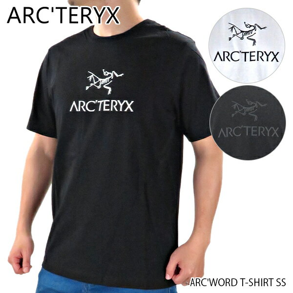 【ネコポス配送:1枚まで】ARC'TERYX アークテリクス ARC'WORD T SHIRT SS メンズ Tシャツ トップス 半袖 クルーネック ロゴT 〔24013〕