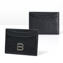 バレンシアガ 4/30迄！Instagramフォロワーさん限定クーポン発行中！BALENCIAGA バレンシアガ HOURGLASS Card Holder カードケース カードホルダー パスケース 定期入れ メタルロゴ レザー 本革 メンズ 637370 1IZHY