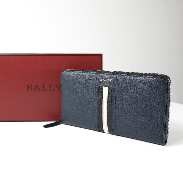バリー BALLY 長財布 テレン TELEN グレインレザー ニューブルー  