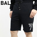 BALR. ボーラー Regular number 7 Shorts B1431.1028 102 ショートパンツ ハーフパンツ スウェットパンツ 短パン ショーツ ルームウェア ロゴ シンプル スポーツ メンズ LaG Onlinestore