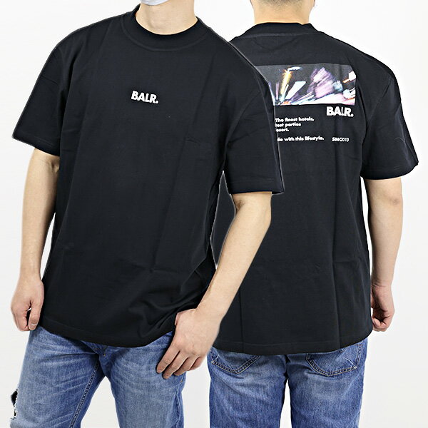 【5/18限定！当選確率1/2 最大100％バック】BALR. ボーラー Joey Box Las Vegas Graphic T-Shirt B1112.1096 102 Tシャツ 半袖 カットソー クルーネック ロゴTシャツ メタル スポーティー カジュアル メンズ