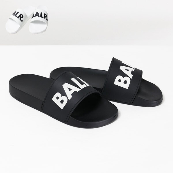 【5/18限定！当選確率1/2 最大100％バック】BALR. ボーラー Classic Brand Slide シャワーサンダル スポーツサンダル スポサン 靴 ロゴ メンズ B6720.1001