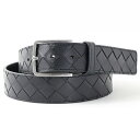 楽天LaG OnlineStore　楽天市場店BOTTEGA VENETA ボッテガヴェネタ MENS BELTS CLASSIC INTRECCIATO 609182 VCPQ3 ベルト イントレチャート ビジネススタイル 通勤 通学 レザー 本革 メンズ