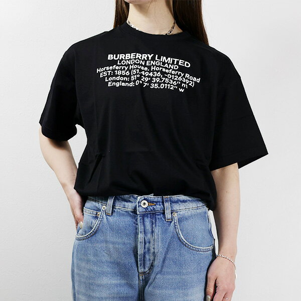 楽天LaG OnlineStore　楽天市場店【5/18限定！当選確率1/2 最大100％バック】BURBERRY バーバリー CREW NECK T SHIRT クルーネック Tシャツ 半袖 レディース［8024628 113839/G A1189］