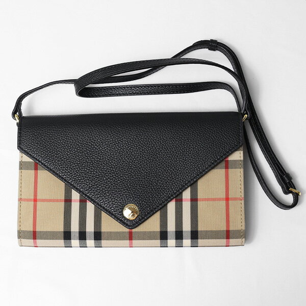 バーバリー 長財布 レディース 【5/31迄！SNSフォロワーさん限定 5％OFFクーポン発行中】BURBERRY バーバリー Wallet Bag ウォレットバッグ 長財布 ショルダーウォレット ヴィンテージチェック レザー レディース 8022560 A1189