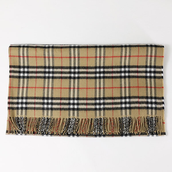 【5/18限定！当選確率1/2 最大100％バック】BURBERRY バーバリー Vintage Check Wool Baby Blanket ヴィンテージチェック ウール ベイビー ブランケット フリンジ ギフトセット 出産祝い 赤ちゃん 8030885 A7026