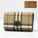 バーバリー 財布（レディース） 4/30迄！Instagramフォロワーさん限定クーポン発行中！BURBERRY バーバリー CHECK CARD CASE 三つ折り財布 折りたたみ財布 コンパクト 小銭入れあり バーバリーチェック レディース 8070416 A7026