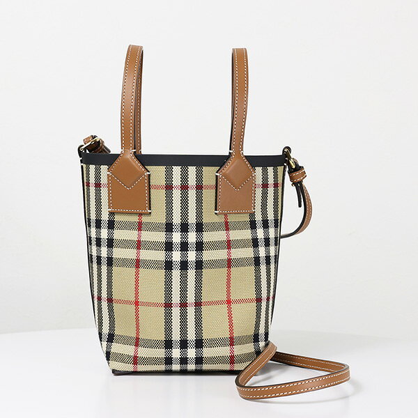 BURBERRY バーバリー MINI LONDON TOTE BAG ミニロンドン トートバッグ ショルダー...