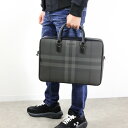 ブリーフケース 【4/15迄！特別タイムセール価格！】Burberry バーバリー AINSWORTH BRIEFCASE トートバッグ ハンドバッグ A4サイズ収納可能 PC収納 通学 通勤 メンズ 8065338 A1208