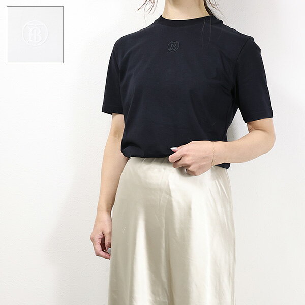 Burberry バーバリー Logo T-Shirts Tシャツ 半袖 クルーネック ロゴ刺繍 ロゴT コットン レディース 804196 LaG Onlinestore