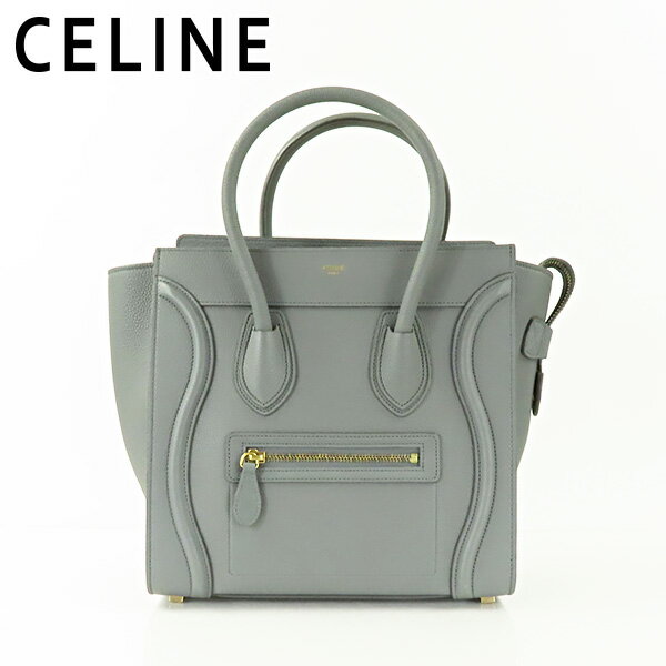 CELINE セリーヌ MICRO LUGGAGE 189793AQL 10KL マイクロ ラゲージ トートバッグ ハンドバッグ ロゴ レディース