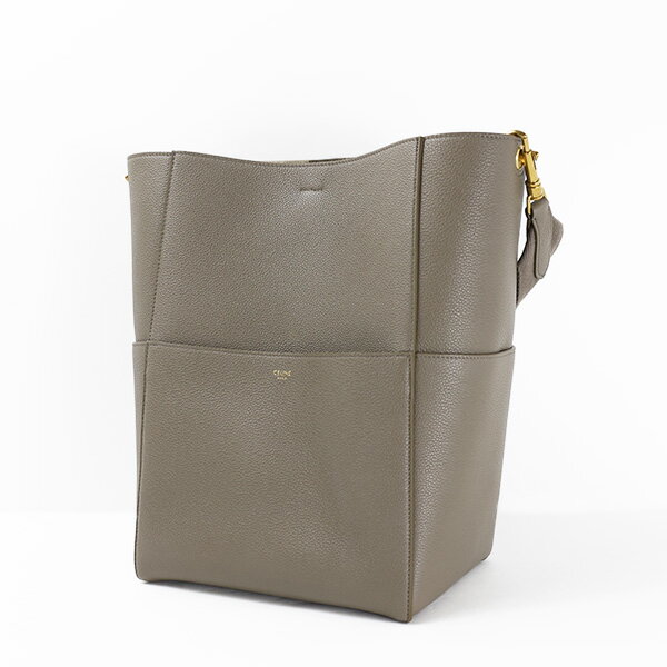 CELINE セリーヌ SANGLE BUCKET BAG ショルダーバッグ バスケットバッグ 本革 レザー レディース 189593AH4のサムネイル