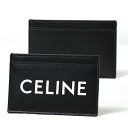 セリーヌ 名刺入れ 【4/15迄！特別タイムセール価格！】Celine セリーヌ Logo Card Holder カードケース カードホルダー 名刺入れ レザー 本革 メンズ 10B703DMF 38SI