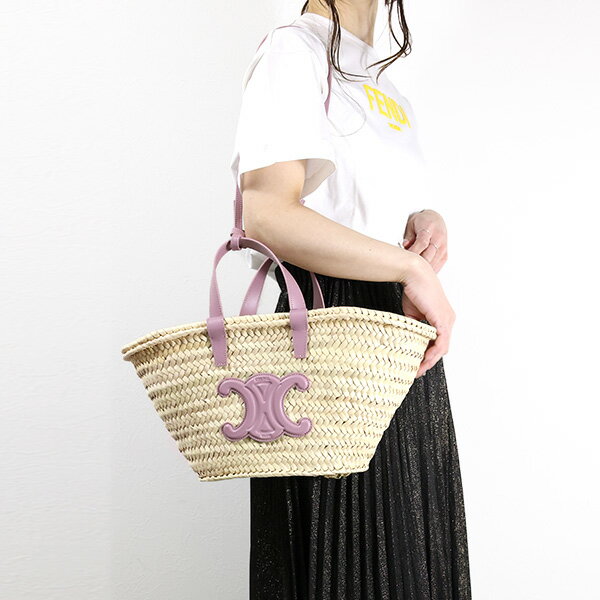 セリーヌ ショルダーバッグ（レディース） CELINE セリーヌ TEEN CELINE CLASSIC PANIER Basket Bag バスケットバッグ カゴバッグ ショルダーバッグ 2way 肩掛け トリオンフ ロゴ レディース 113832CGG