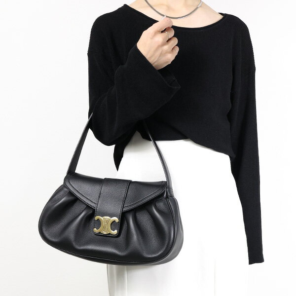 CELINE セリーヌ POLLY Medium Shoulder Bag ミディアム ポリー バッグ ショルダーバッグ トリオンフ 鞄 レザー レディース 115633FDU LaG Onlinestoreのサムネイル