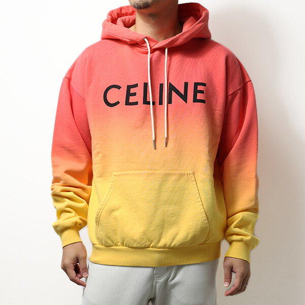 【最大5000円OFF ブラックフライデークーポン発行中】CELINE セリーヌ Cotton Fleece Loose Hoodie コットンフリース ルーズ...