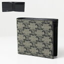 CELINE セリーヌ 二つ折り財布 Triomphe Canvas Bi-Fold Wallet バイフォールド ウォレット コイン 10C872GC5 メンズ トリオンフキャンバス レザー ミニ財布 小銭入れあり LaG Onlinestore