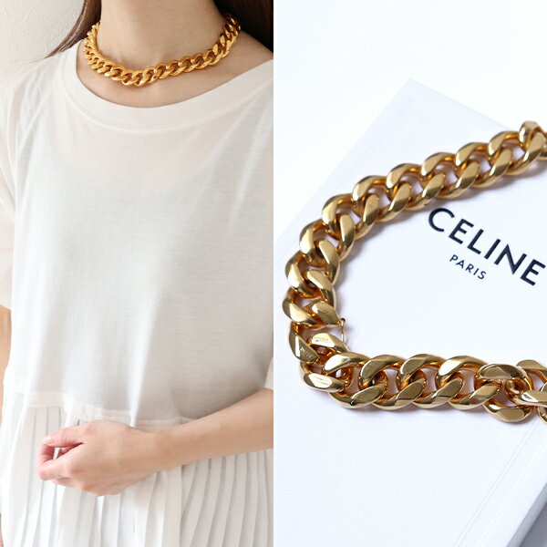 CELINE セリーヌ ネックレス Maillon Chain Necklace 460GV6BRA レディース チェーン マイヨン アクセサリー 真鍮 LaG Onlinestore