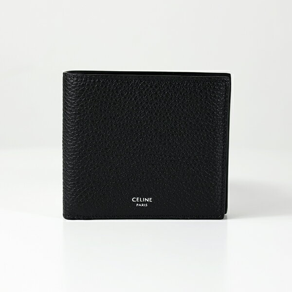 CELINE セリーヌ 二つ折り財布 Bi-Fold Wallet バイフォールドウォレット 10C873GTZ メンズ レザー ミニ財布 小銭入れあり ロゴ LaG Onlinestore