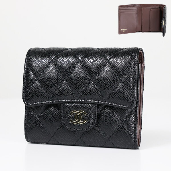 Rakuten - CHANEL シャネル MATELASSE Tri-Fold Wallet 三つ折り財布 クラシック スモール マトラッセ カーフスキン キャビアスキン レディース AP0229 B10583 C3906 LaG Onlinestore