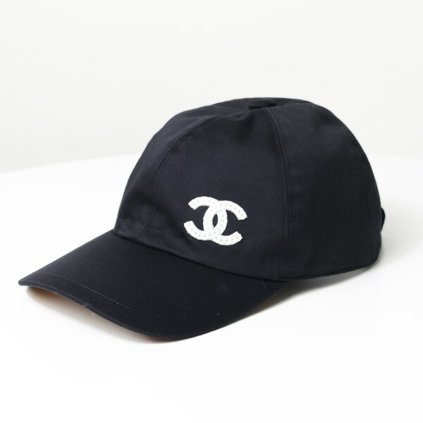 【5/18限定！当選確率1/2 最大100％バック】CHANEL シャネル CC Baseball Cap ベースボールキャップ キャップ 帽子 コットン ココマーク グラフィックプリント レディース AA9698 B15072