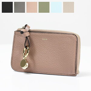 Chloe クロエ ALPHABET Coin Card Case CHC21WP944F57 001 053 6J5 コインケース カードケース 小銭入れ フラグメントケース ロゴチャーム レザー