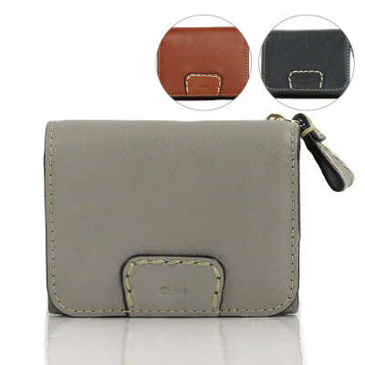 Chloe クロエ EDITH Tri-Fold Wallet CHC21WP161F43 001053 三つ折り財布 ロゴ レザー ミニ財布 レディース LaG Onlinestore
