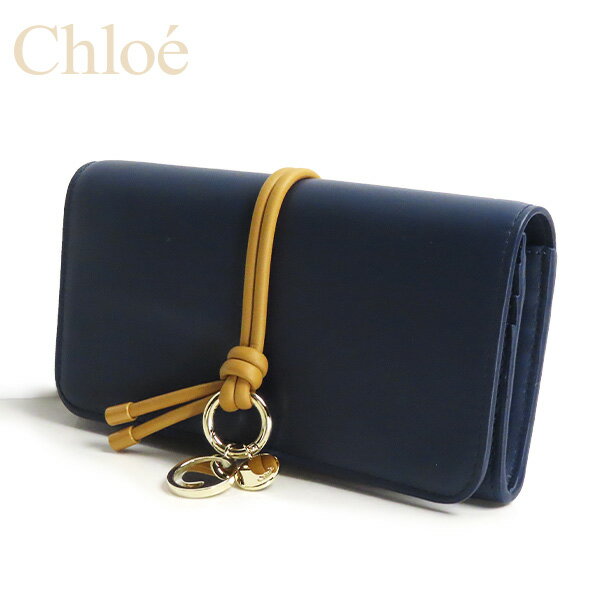 Chloe クロエ ALPHABET Long Wallet CHC21WP942F47 4C4 長財布 ロゴ 二つ折りフラップ アルファベット 小銭入れ付き レディース