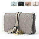 Chloe クロエ ALPHABET Card Case CHC21WP015F57 カードケース 名刺入れ 本革 レザー ロゴ エレガント レディース