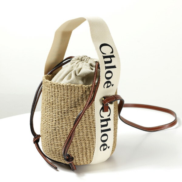 クロエ ショルダーバッグ レディース Chloe クロエ WOODY Small Basket Bag ウッディ スモールバスケット かごバッグ ハンドバッグ ショルダーバッグ 鞄 レディース CHC22SS381G55