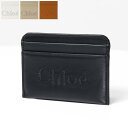 Chloe クロエ CHLOE SENSE Card Case カードケース カードホルダー パスケース 定期入れ 名刺入れ ロゴ刺繍 レザー 本革 レディース...