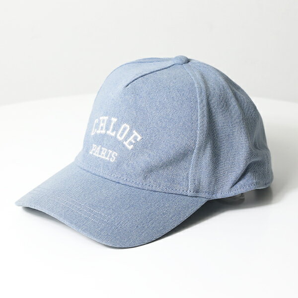 Rakuten - Chloe クロエ ベースボールキャップ Logo Baseball Cap C20869 レディース キッズ ガールズ 帽子 デニム ロゴ刺繍 コットン 大人OK LaG Onlinestore