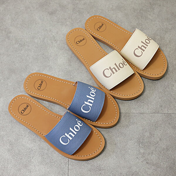 クロエ Chloe 23.5 サンダル ウッディスライド サンダル クロス ブラウン クロエ Chloe 23.5 サンダル ウッディスライド サンダル クロス