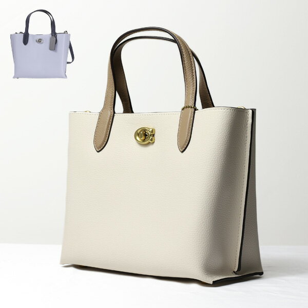 コーチ クロスボディ バッグ（レディース） COACH コーチ Willow Tote 24 In Colorblock C8561 ショルダーバッグ クロスボディバッグ トートバッグ レザー 本革 カジュアル キレカジ レディース C8561