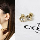 Coach コーチCrystal Stone Earrings 37423484 ピアス スタッドピアス アクセサリー ハート 2way クリスタル レディース