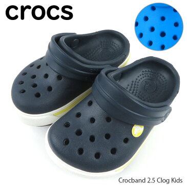 【ご返品・交換不可】【並行輸入品】【CROCS-クロックス-】Crocband 2.5 Clog Kids クロックバンド クロッグ キッズ ベビー サンダル 子供靴［12836］
