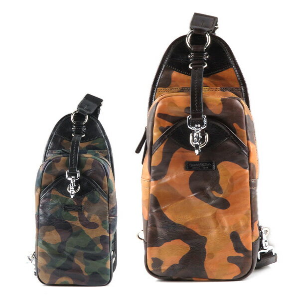 ダニエル＆ボブ 【5/18限定！当選確率1/2 最大100％バック】Daniel&Bob ダニエルアンドボブ PIPPO RODI CAMO ピッポ メンズ ボディバッグ シュルダーバッグ 迷彩 カモフラージュ［DAB P108 1742］