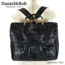 ダニエル&ボブ ハンドバッグ メンズ 【3月31迄！タイムセール価格！】Daniel&Bob ダニエルアンドボブ 2Way Bag COCCONE メンズ ビジネスバッグ ハンドバッグ リュック クロコ レザー［DAB P239.1 1432］