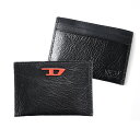 DIESEL ディーゼル カードケース Rave Reasy Card Case X09904 P3738 メンズ カードホルダー レザー パスケース 定期入れ...