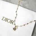 ディオール ネックレス レディース Dior ディオール DIOR STAR NECKLACE ネックレス アクセサリー CDシグネチャー ロゴ スター 星 メタル レジンパール レディース N2215WOMPL D301